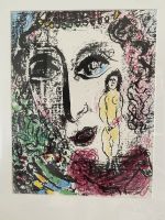 Original Marc Chagall Farblithographie Zirkus gerahmt Expertise Baden-Württemberg - Neuhausen Vorschau