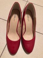 Buffalo High Heels Gr.41 aus rotem Lackleder Bayern - Schwandorf Vorschau
