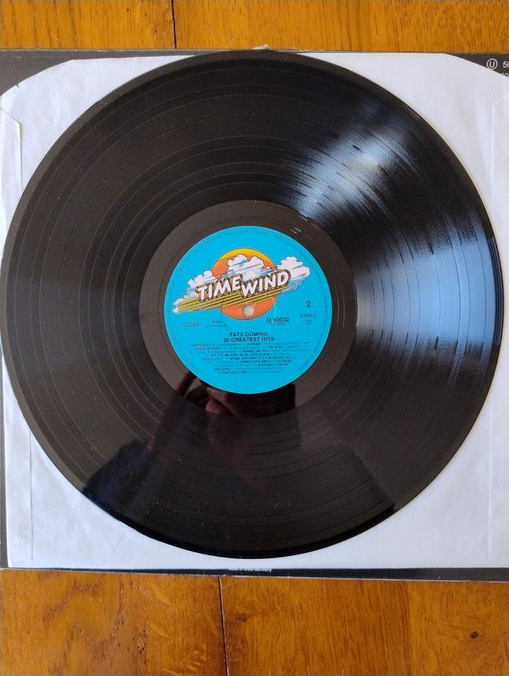 Fats Domino-20 Greatest Hits Vinyl-LP 1983 Time Wind Germany in Nottuln