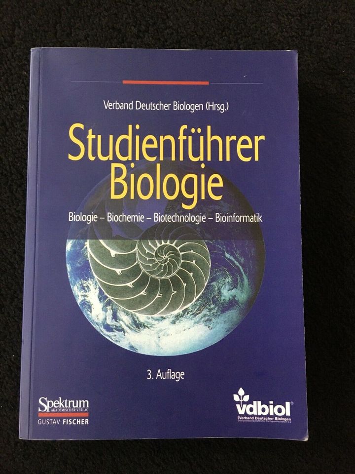 Buch „Studienführer Biologie“ Studium, Biochemie, Bioinformatik in Ramerberg