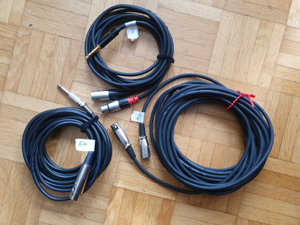 Kabel und Verbindungszubehör für Mikrofon/Gitarre etc. in Köln