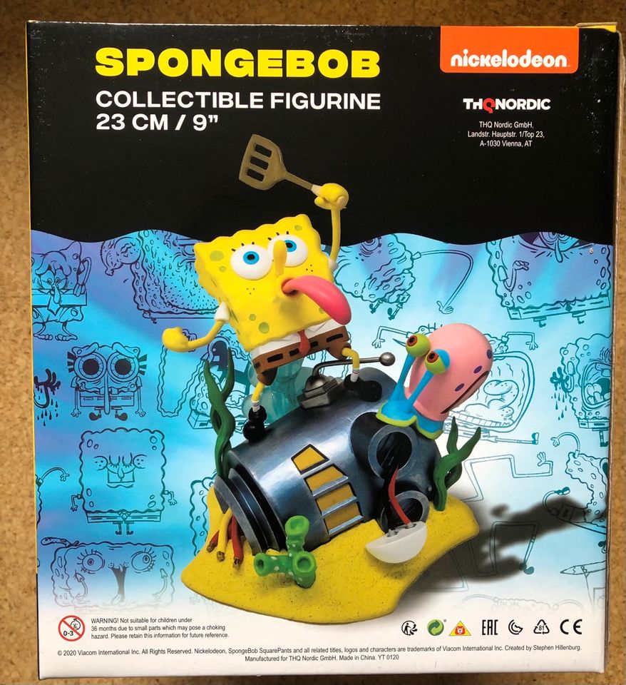 SpongeBob Schwammkopf Sammlerfigur | OVP | Nintendo Switch in Bexbach