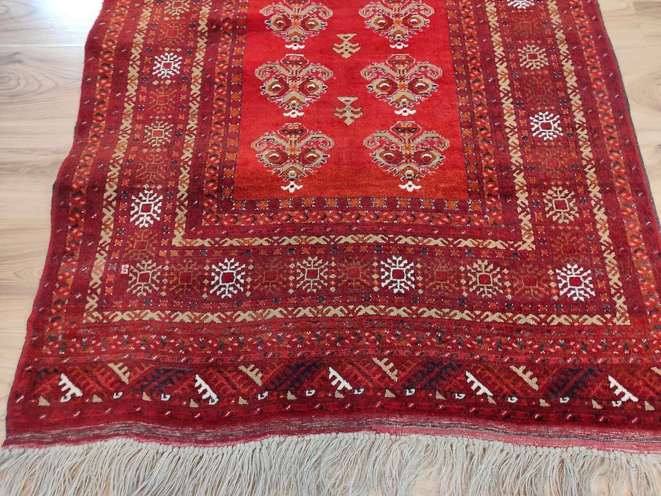 Handgeknüpfter Afghan alt 1.90x1.04m extra fein Top in Waltrop