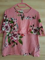 Vila Bluse rosa lila Blumenmuster Baden-Württemberg - Ulm Vorschau