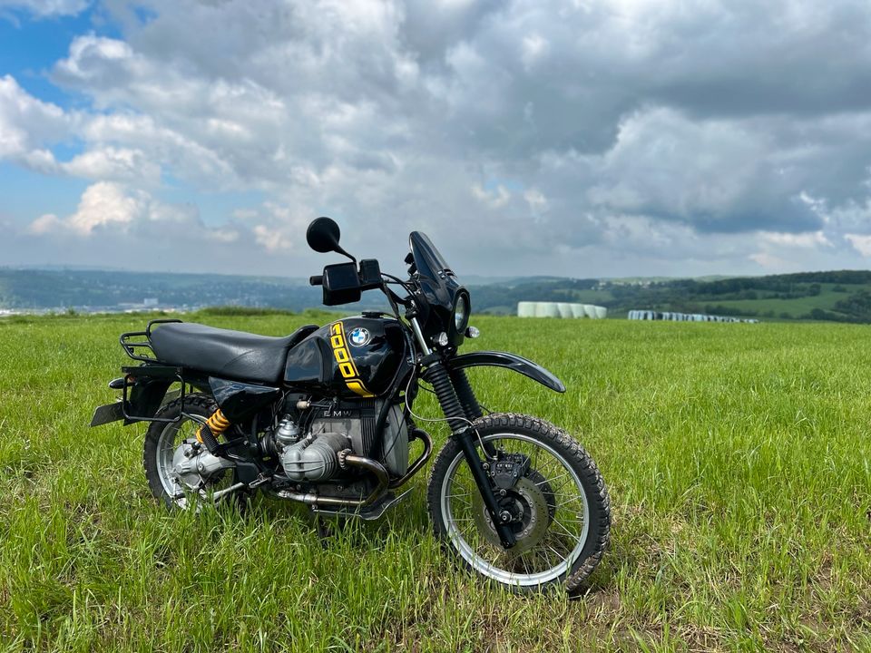 BMW R 100 GS -  Öhlins Fahrwerk - frisch gewartet! Reisefertig :) in Eitorf