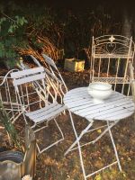 Gartenstühle mit Tisch Terrassenmöbel klappbar weiß Niedersachsen - Laatzen Vorschau