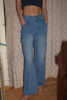 Jeans blau 1999 er Cargohose m.Taschen Gr. S 36 Vintage NEU Frankfurt am Main - Rödelheim Vorschau