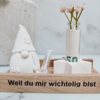 Wichtel Geschenkset Geburtstag Deko Geldgeschenk Kerzenhalter DIY Baden-Württemberg - Grafenau Vorschau