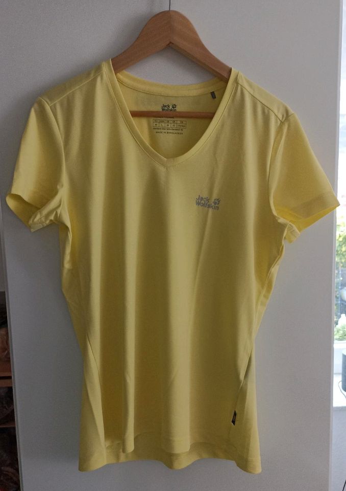 Jack Wolfskin T-Shirt M 40 Zitronen gelb neu wertig Funktion QMC in Jüchen