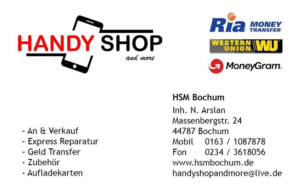 Smartphone Reparatur Sofort ! Apple iPhone, Samsung, Huawei Handy in Bochum