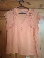 Vero Moda Shirt M Orange Häkelspitze Hessen - Laubach Vorschau