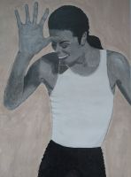 Michael Jackson Portrait (Acryl / Öl) Gemälde Bild Kunst LP Vinyl Rheinland-Pfalz - Koblenz Vorschau