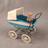 Puppenwagen/ Puppenhaus mit Püppchen DDR Bayern - Pastetten Vorschau
