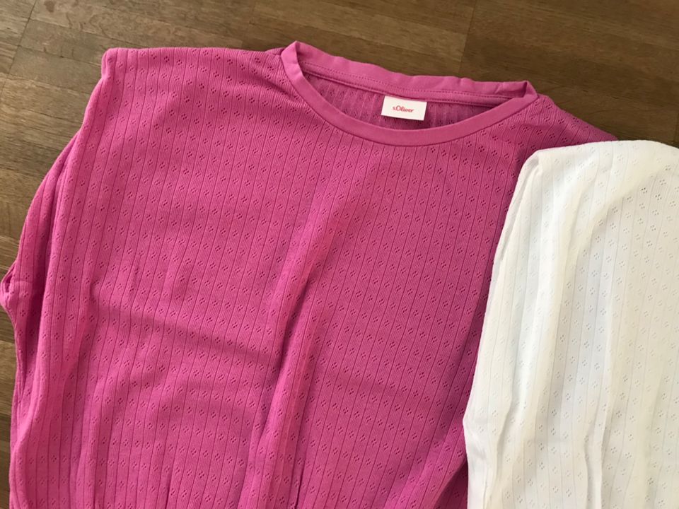 2 x Mädchen T-Shirt Gr. 140 von s.oliver Neuwertig in München