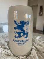 ***LÖWENBRÄU MÜNCHEN Seit 1383*** - Tonkrug 3 Liter Bayern - Kaufbeuren Vorschau