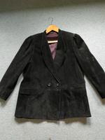 schwarzer Wildleder Blazer Gr. 42 Nordrhein-Westfalen - Horstmar Vorschau