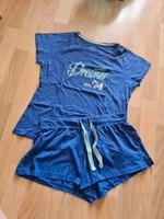 Lidl Esmara Schlafanzug Pyjama Set T-Shirt Hose M 38 L 40 blau Baden-Württemberg - Oberkirch Vorschau