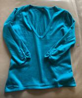 Benetton Pulli türkis L Gr.36 Pullover V-Ausschnitt 3/4 Arm Rheinland-Pfalz - Bad Kreuznach Vorschau
