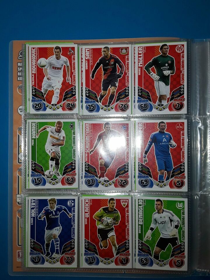 Match attax extra 11/12 Fan Favorit 55 bis 108 in Großheide