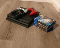 PS 4 Pro mit Controllern und Spielen Nordrhein-Westfalen - Meerbusch Vorschau