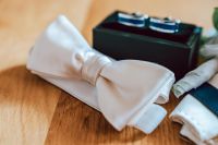 Fliege Hochzeit Ivory Handgefertigt Bayern - Kissing Vorschau