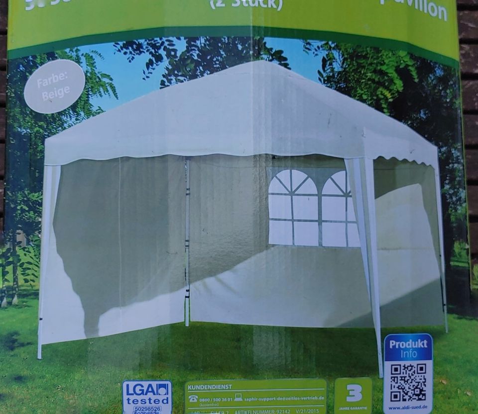 Faltpavillion Aluminium Popup 300x300x260 in Kerpen