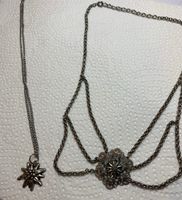 Damen Halskette mit Edelweiß, Modeschmuck Nordrhein-Westfalen - Höxter Vorschau