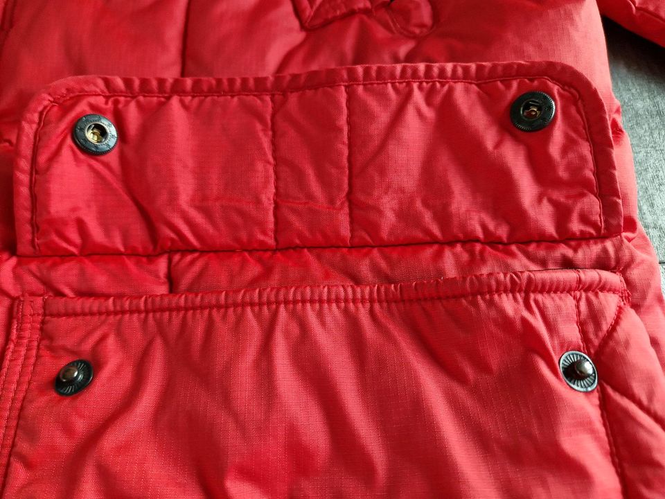 Top Zustand! CAMP DAVID Winterjacke - Gr. L - rot - Daunen? in Naumburg 