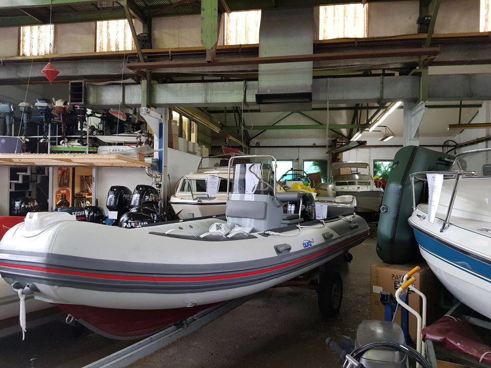 RIB Schlauchboot Goldenship AURA 470 + 60 PS Parsun NEU in Dortmund