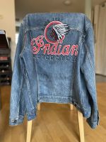 Levi’s Jeans Jacke upcycling/handcrafted Indian Motorcycle Gr. L Saarland - Rehlingen-Siersburg Vorschau