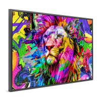 Löwe - Lion Art , Animal Tier Wandbild Leinwand mit Rahmen , Deko Stuttgart - Stuttgart-Ost Vorschau