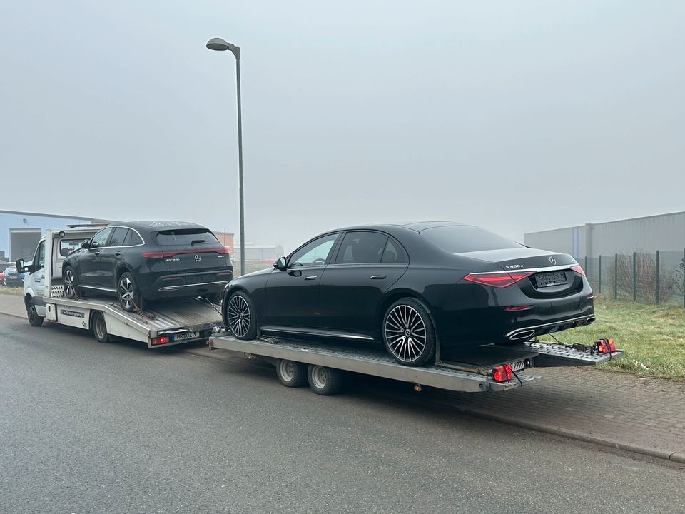 Transport Verleih Vermietung Abschlepp Unfall Auto LKW Bagger in Stadtallendorf