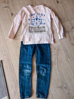 Set Jeans Jeggins C&A + rosa Langarmshirt mit Pailletten Gr. 110 Nordrhein-Westfalen - Remscheid Vorschau