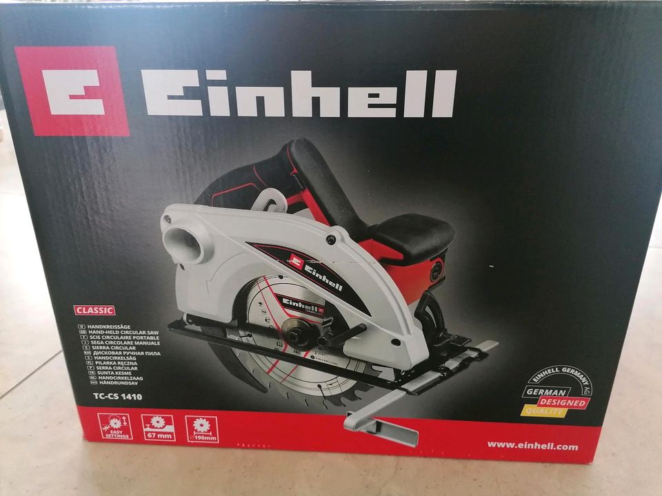 Handkreissäge Einhell TC-CS 1410 // Neu und OVP in Röthenbach