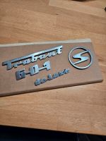 Trabant Alu Schriftzug 601 deluxe mit Motorhaubenemblem Sachsen - Lauta Vorschau