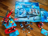 Playmobil Polizeistation + Rettungshubschrauber + Rettungsboot Bayern - Augsburg Vorschau