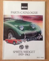 MG Austin Healy Sprite/Midget 1959-1963 / Moss Parts Catalogue Nordrhein-Westfalen - Monheim am Rhein Vorschau