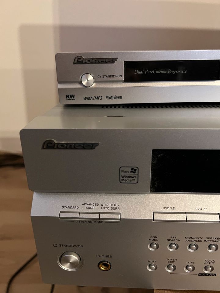Pioneer Reciever+DVD Player+Canton Heimkinosystem 5.1 Subwoofer in Niederaichbach