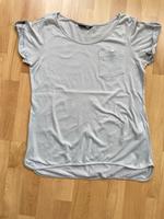 hellgraues T-Shirt mit Brusttasche, Gr. M, H&M Hamburg-Nord - Hamburg Barmbek Vorschau