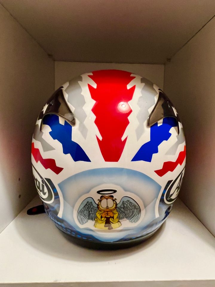 Nankai Lederkombi Rothmans un 6 Arai Helm "Michael Doohan" in Siegburg