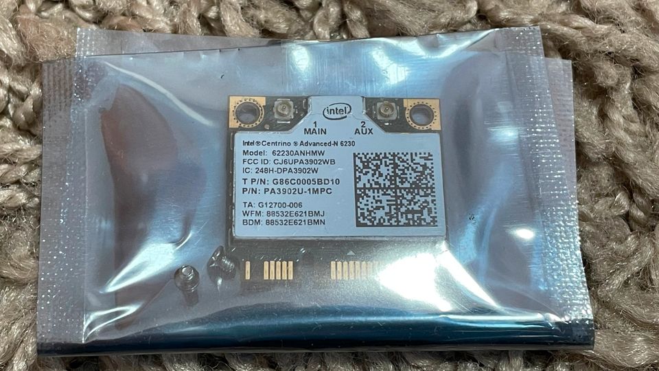 Dual Band Intel 62230 ANHMW 300 WiFi BT Wireless Mini PCI-E Karte in Tuttlingen