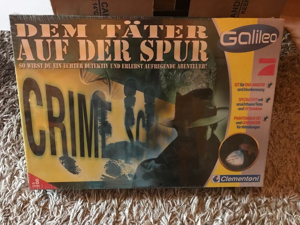 Dem Täter auf der Spur Spiel Kinder Brettspiel Galileo in Kulmbach
