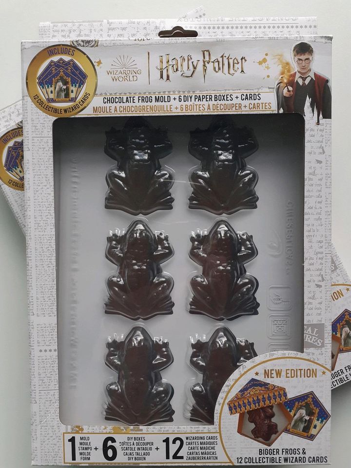 2x Schokofrosch-Formen mit 18 Karten und 5 Boxen  Harry Potter in Mainz