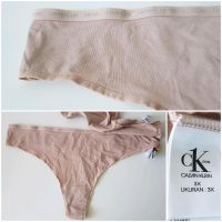 Neu 2x 46 48 3xl XXXL Calvin Klein Beige String Tanga Baumwolle Nordrhein-Westfalen - Neuss Vorschau