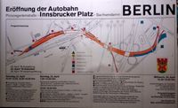 Innsbrucker Platz Berlin Stadtautobahn Eröffnung der Autobahn Brandenburg - Potsdam Vorschau