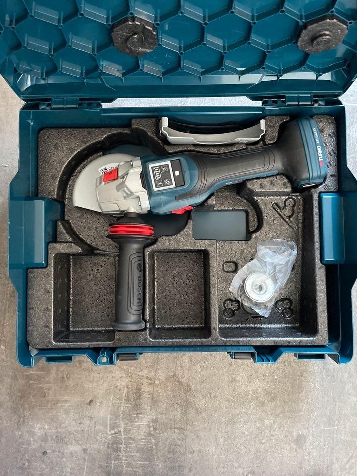 Bosch Professional Winkelschleifer GWS 18V-15 SC mit L-Boxx in Kirchen (Sieg)