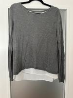 Grauer Pullover mit Bluseneinsatz H&M Gr. M Bayern - Nabburg Vorschau