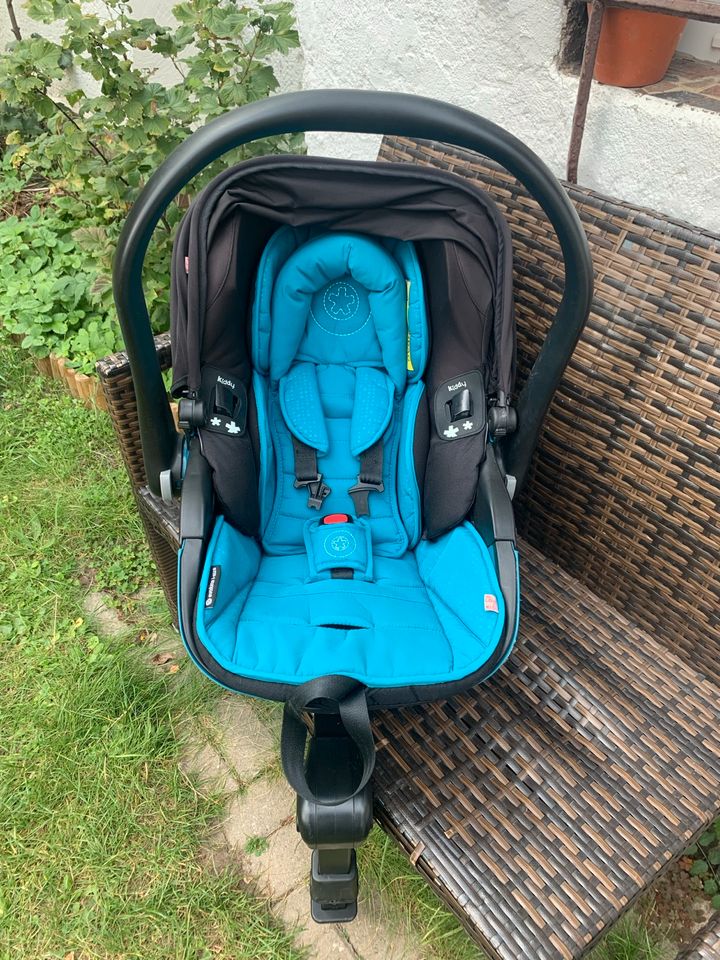 Babyschale KIDDY evo-luna i-size in türkis ISOFIX Kindersitz in Leipzig