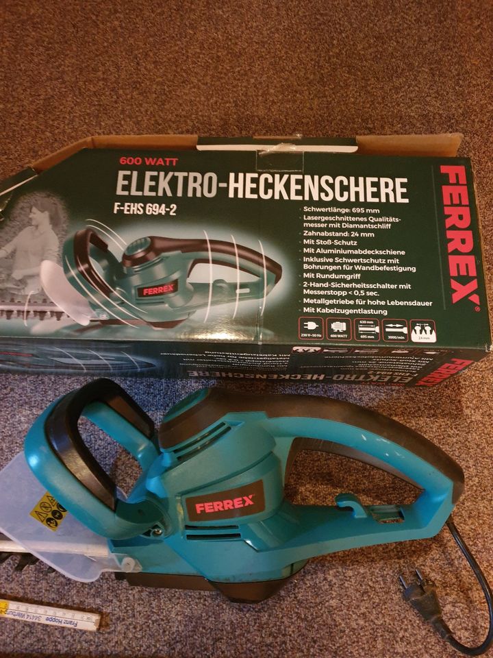 Ferrex Heckenschere F-EHS 694-2  220V/600W in Calden
