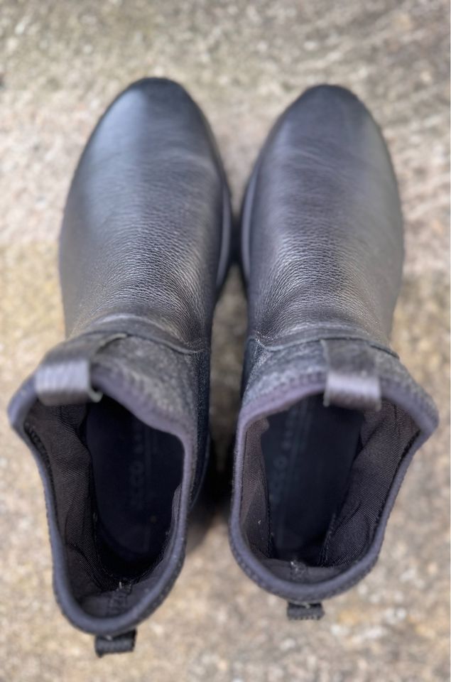 Ecco Stiefelette black Damen Größe 39 in Mohlsdorf